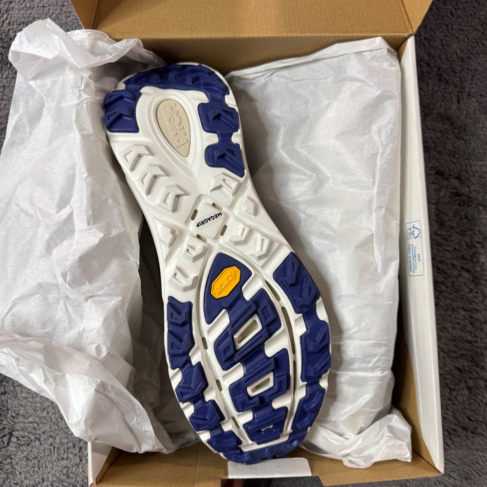 Hoka One One U Mafate Speed 2 Oat Milk Vapor Mens 11 Trail Running Shoes 1126851 - Picture 2 of 5